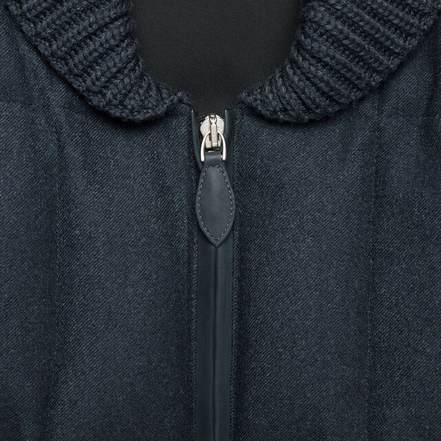 Wool Puffer Gilet, DARK LEAD, hi-res 8