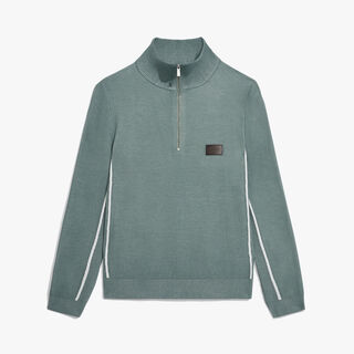 Shadow Half-Zip, PRASIN GREEN, hi-res