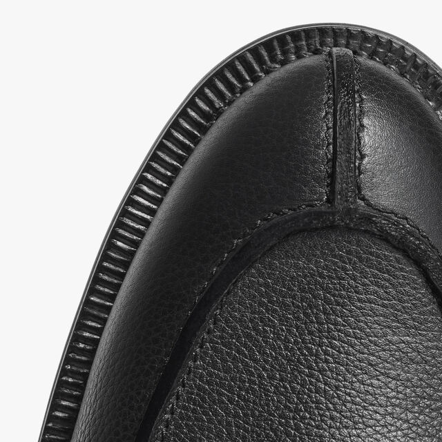New Oslo Grained Calf Leather Boot , BLACK, hi-res 7