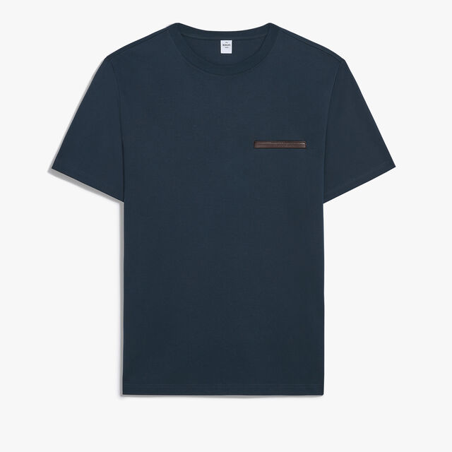 Leather Tab Pocket T-shirt