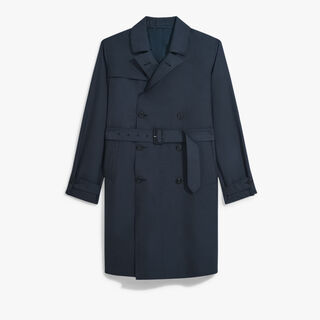 Technical Silk Light Trench, COLD NIGHT BLUE, hi-res