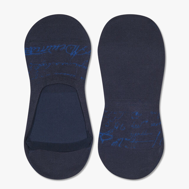 Ghost Scritto Socks, SPACE BLUE, hi-res 1