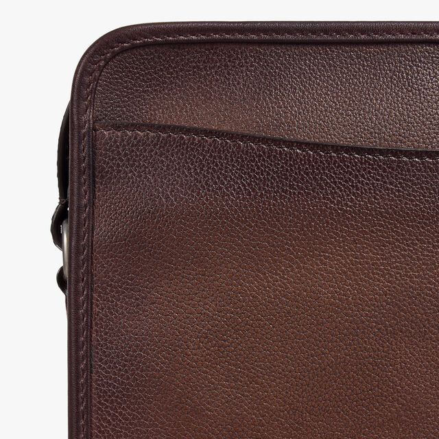 Journalier Scritto Leather Messenger, SOFT BROWN, hi-res 7