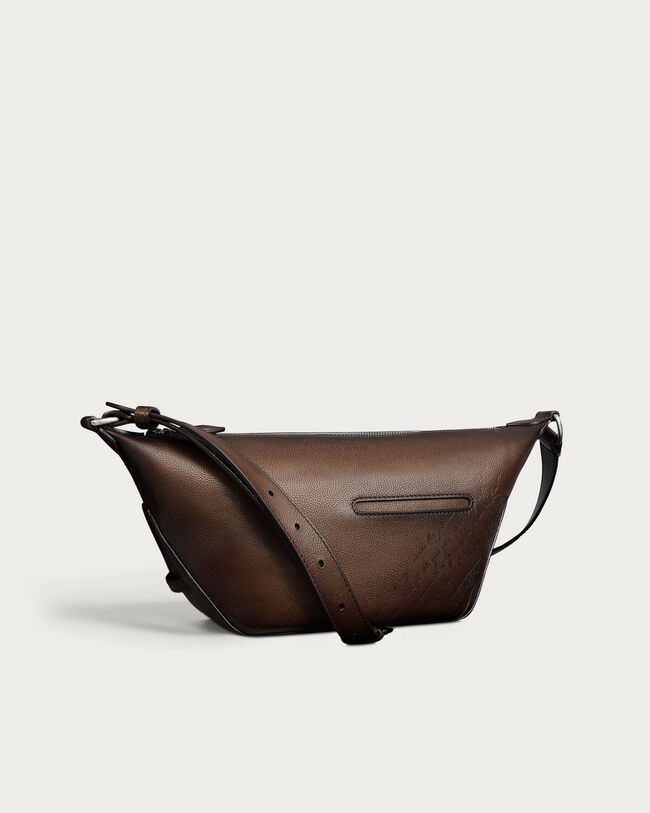 Toujours Soft Zipped Hobo XS Messenger, Soft Brown, hi-res