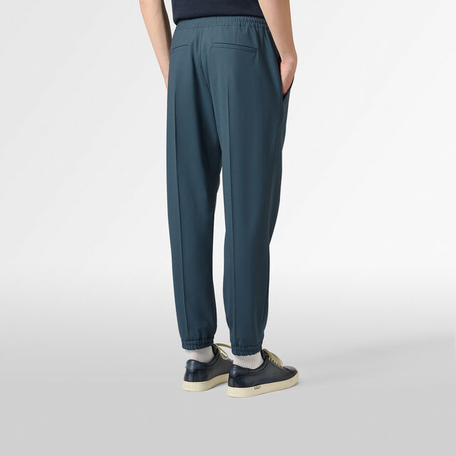 Stretch Wool Jogpants, GREYISH BLUE, hi-res 3