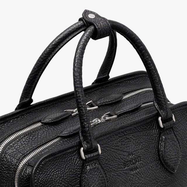 Premier Jour Leather Backpack, CARBON BLACK, hi-res 6
