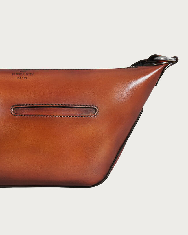 Toujours Soft Zipped Hobo XS Messenger, Arancio Vermiglio, hi-res