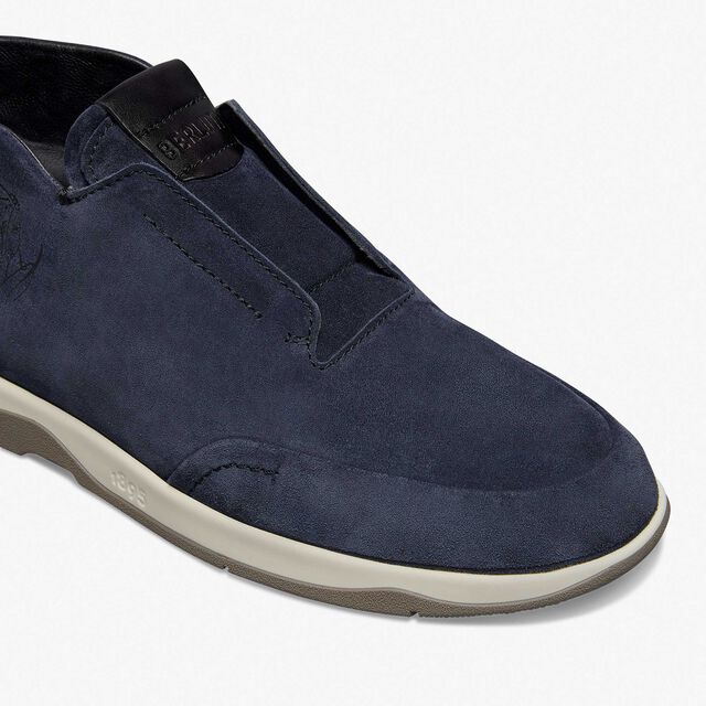 Échappée Scritto Suede Slip-On, BLU, hi-res 6