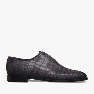 Alessandro Démesure Alligator Leather Oxford, LIGHT GREY, hi-res