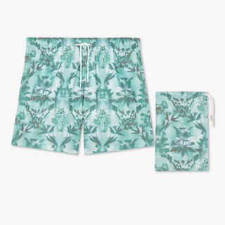 Printed Swimshorts, JADE, hi-res