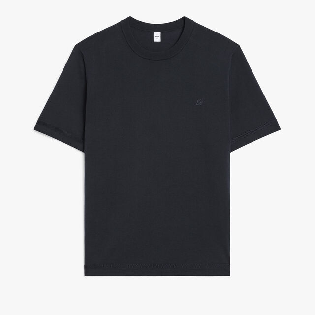 B-Thabor Short Sleeves Crewneck, NERO BLUE, hi-res 1