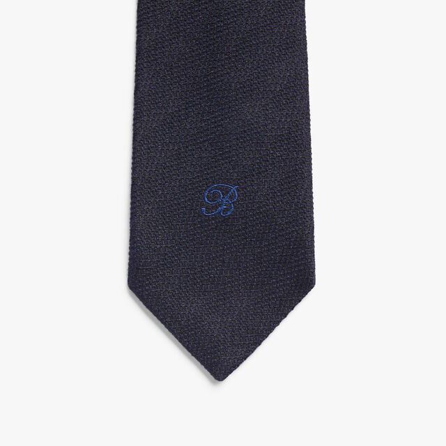 B-Thabor Herringbone Tie, COLD NIGHT BLUE, hi-res 2