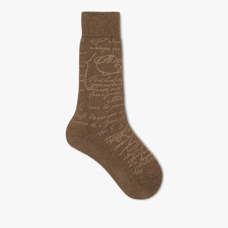 Scritto Socks, EQUINOX BROWN, hi-res