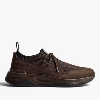 Shadow Knit, Nubuck Calf And Lagoon Calf Sneaker Shadow Knit, Nubuck Calf And Lagoon Calf Sneaker