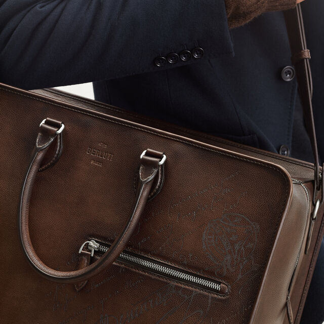 Overnight Scritto Leather Travel Bag
