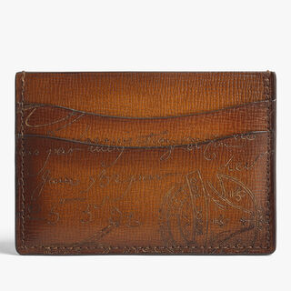 Bambou Gradiant Card Holder In Scritto Leather Bambou Gradiant Card Holder In Scritto Leather