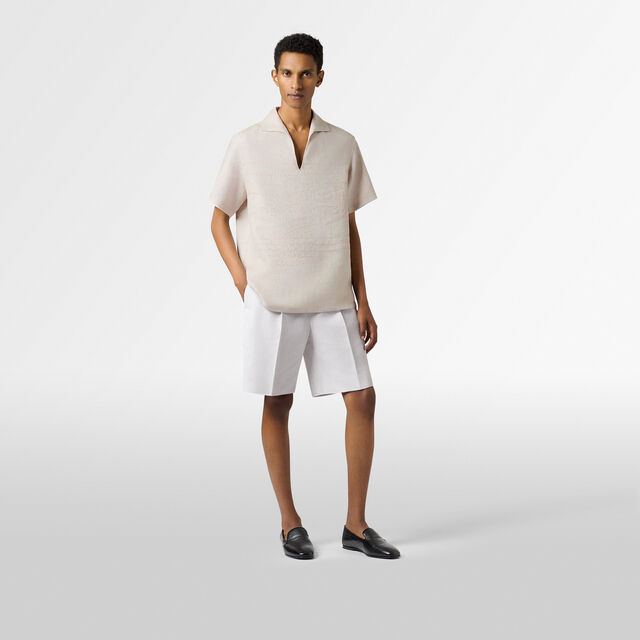 Formal Pleated Shorts