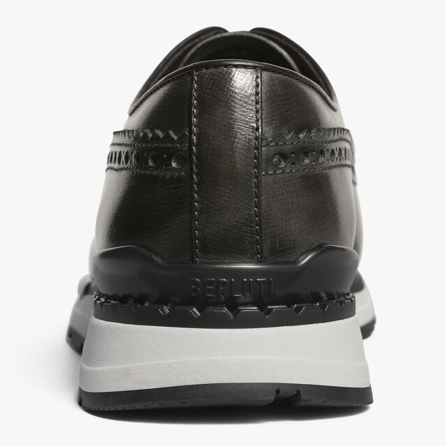 Fast Track Venezia Palmellato Calf Leather Sneaker, SELVA OSCURA, hi-res 8