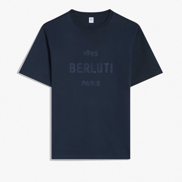벨루티 1895 T-셔츠, MARINE, hi-res 1