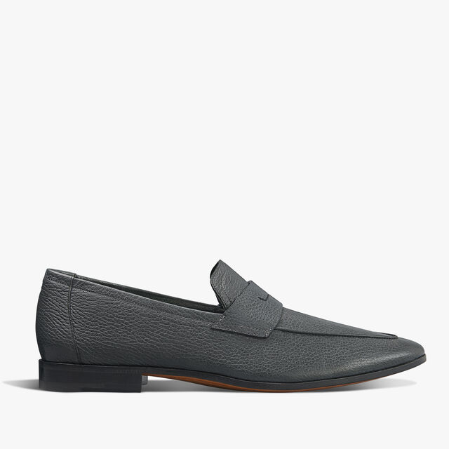 Lorenzo Goat Leather Loafer, CARBON GREY, hi-res 1