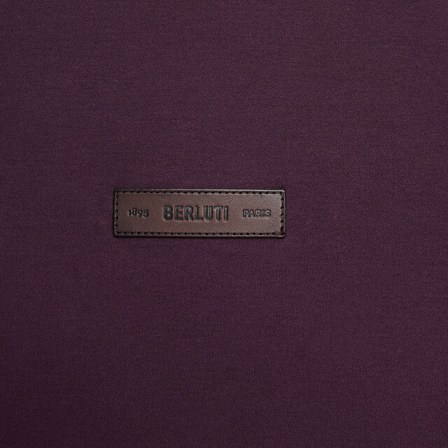 Leather Tab T-shirt, PURPLE GRAPE, hi-res 2