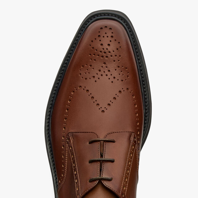 Alessio Natural Calf Leather Derby , COGNAC, hi-res 7