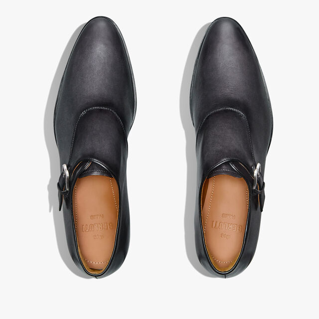 B Volute Leather Monk, NERO GRIGIO, hi-res 3