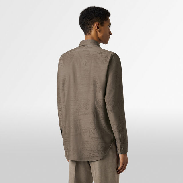 Andy Cotton Silk Scritto Shirt