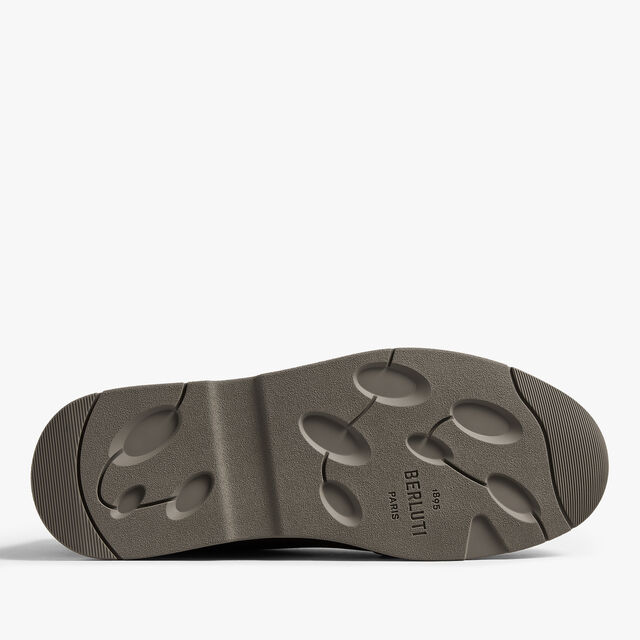 Echappee Soft Grained Calf Leather Derby, COFFEE, hi-res 6