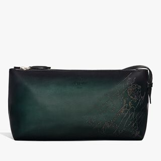 Ivy Scritto Leather Toiletry Pouch