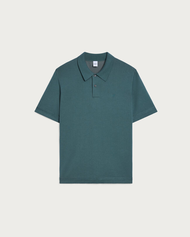 B-Thabor Embroidery Polo, Green Smoke, hi-res
