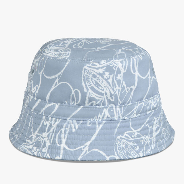 Marbeuf Scritto Bucket Hat, CORNFLOWER BLUE SCRITTO, hi-res 1