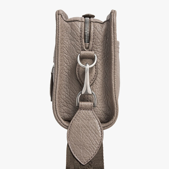 Journalier Xs Leather Messenger, TAUPE, hi-res 2