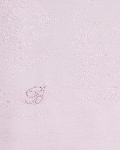 Scritto Pattern Short-Sleeves Shirt, Antique Rose, hi-res