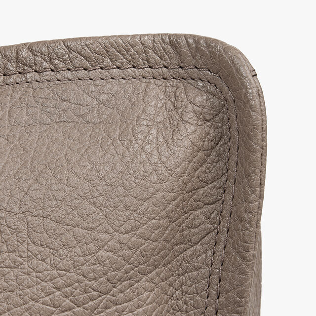 Overnight Leather Travel bag, TAUPE, hi-res 6