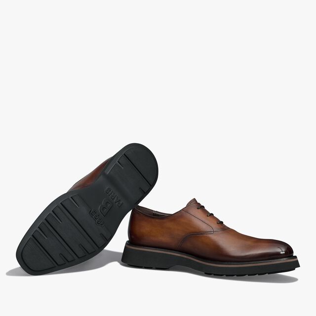 New Alessio皮革牛津鞋, CACAO INTENSO, hi-res 4