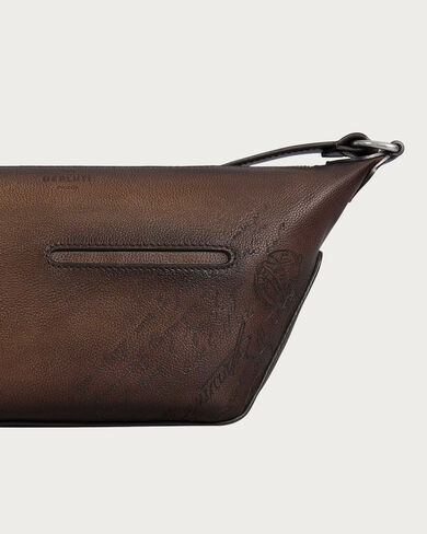 Toujours Soft Zipped Hobo XS Messenger, Soft Brown, hi-res