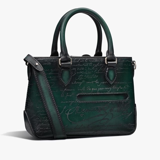 Toujours Gulliver Scritto Leather Messenger, OPUNTIA, hi-res 2
