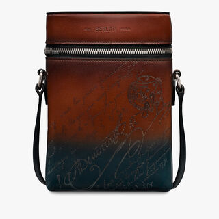 Free Scritto Leather Messenger, CLOUDY CACAO, hi-res