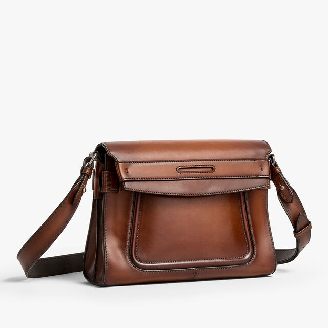 Andy Crossbody Leather Messenger, CACAO INTENSO, hi-res 5
