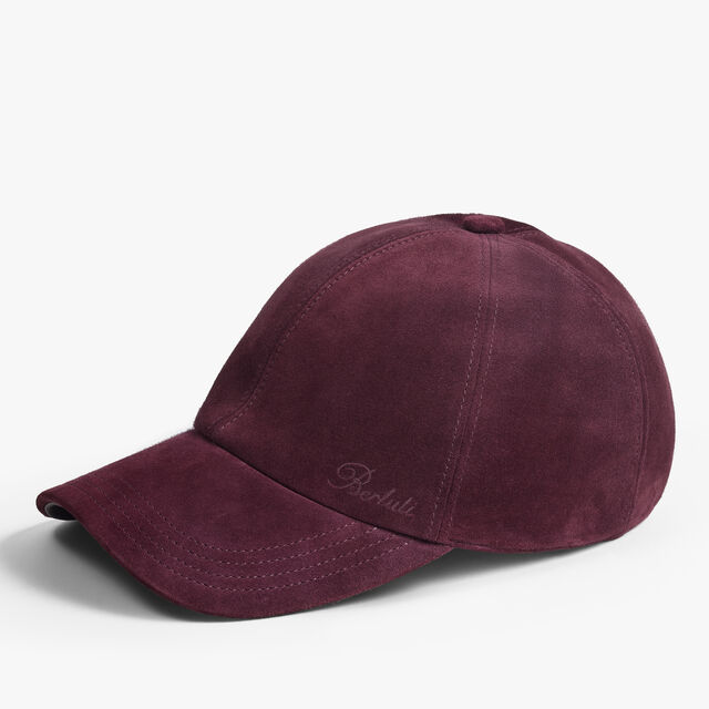 Berluti Thabor Suede Baseball Cap, PURPLE GRAPE, hi-res 1