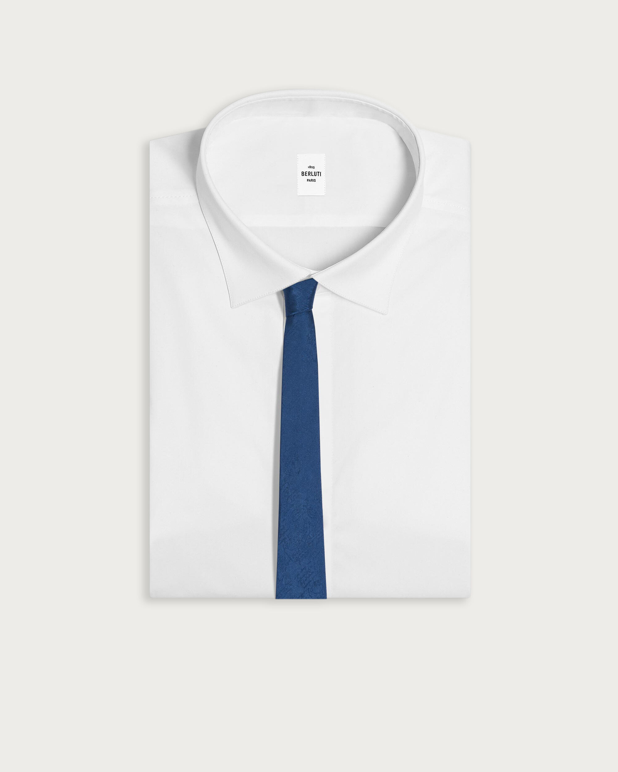 Classic Scritto Pattern Tie, Blue Boy, hi-res
