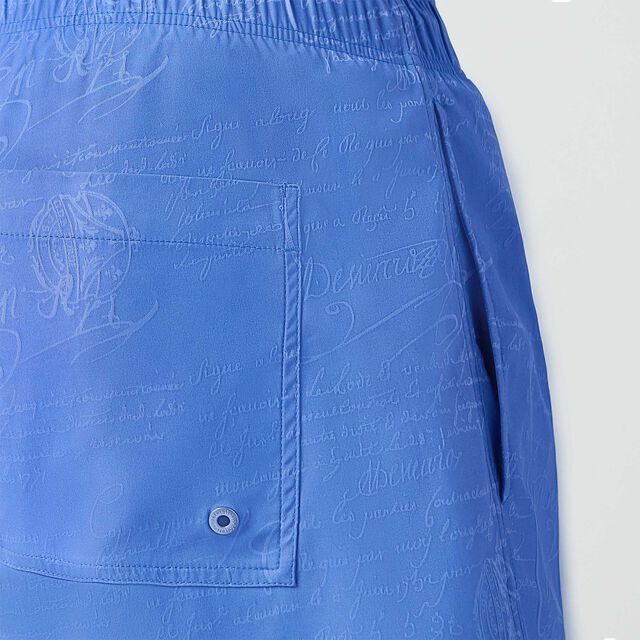 Scritto图纹泳裤, BLUE HAWAI, hi-res 4