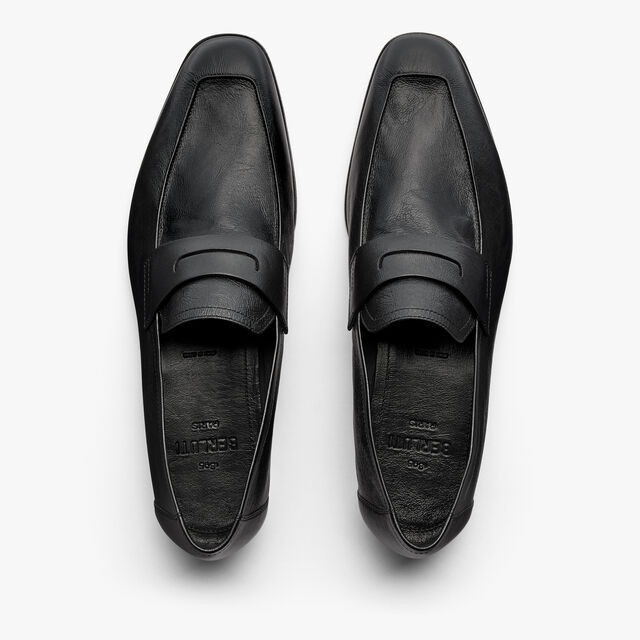 Lorenzo Kangaroo Leather Loafer, NERO, hi-res 3