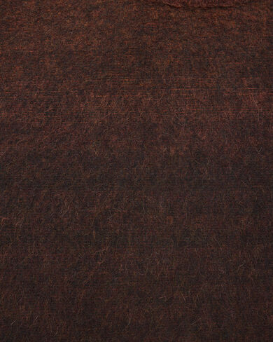 Brushed Patina Crewneck with Leather Detail, Rust Patina, hi-res