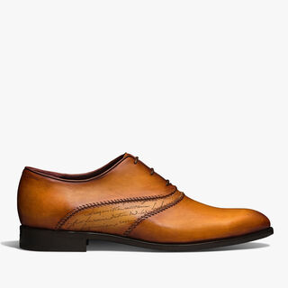 Rapiécé-Reprisé Scritto Leather Oxford, ICE GOLD, hi-res