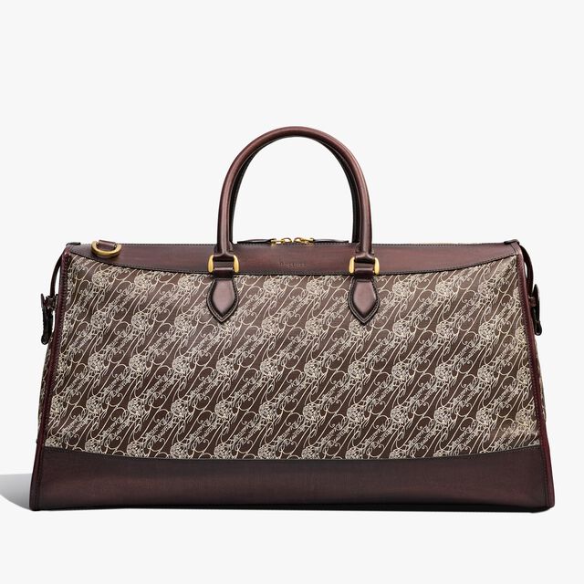 Sac De Voyage Bagage En Toile Marbeuf, DARK BROWN + MADURO, hi-res 1