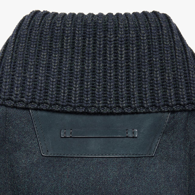 Wool Puffer Gilet, DARK LEAD, hi-res 6