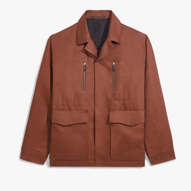 Summer Travel Field Jacket, RUSSET BROWN , hi-res 1