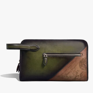 Morning Scritto Leather Toiletry Pouch Morning Scritto Leather Toiletry Pouch